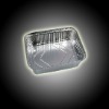 Aluminum foil container for food packing and storage