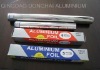 Aluminum foil for household use