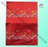 Aluminum foil sheets in red color