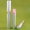 Aluminum lip gloss wand container