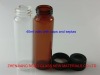 Amber 40ml vials/cap