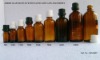 Amber Glass Essential Oil Bottles With Reducer Dropper and Plastic Cap