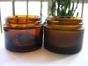 Amber Glass Jars