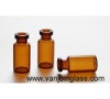 Amber Tubular Glass Vial