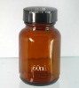 Amber brown medical glass bottle various capacity