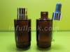 Amber essential oil bottle with dropper