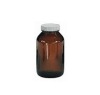 Amber essential oil glass bottle