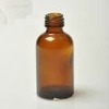 Amber essential oil glass bottle