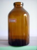 Amber glass bottle