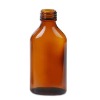 Amber glass bottle for syrup DIN PP24MM