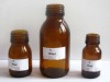 Amber medical glass bottle with screw caps