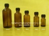 Amble/ brown empty glass essential oil Bottle series