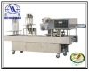 Automatic cream, butter cup filling and sealing machine