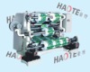 Automatic film paper slitting and rewinding machines