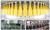 Automatic juice bottling machine for glass bottles