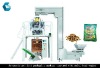 Automatic pet food packaging machine combined with multi-head wegher