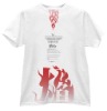 BYC white t shirt printing comfortable