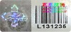 Bar code anti-counterfeiting label