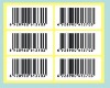 Barcode self-adhesive label