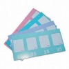 Beautiful paper hangtag label/paper size label