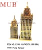 Big Ben Shape Empty Metal-Glass Bottles,Cosmetic Perfume Bottles Packaging