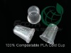 Biodegradable PLA cup, made of plant starch, meet ASTM D6400 & EN13432 standard