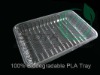 Biodegradable servicing tray