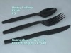 Black Colored Cutlery