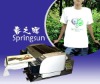 Black T-shirt Printers with White and 4-color Ink, 8 color ink