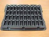 Black plastic pvc tray for hardware packing