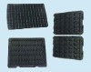 Black plastic pvc tray for hardware packing