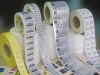 Blank adhesive label printing