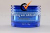 Blue AS Acrylic Round Double Wall Cream 15ml gram Jars