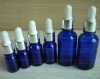 Blue Dropper bottle, essential oil bottle, serum bottles