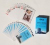 Blue Pattern Playing Card