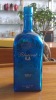 Blue glass bottle