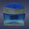 Blue perfume bottle design