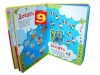 Board book for kids with flips for number learning