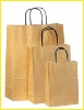 Brown kraft paper bag with handle