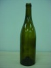 Burgundy wine glass bottle