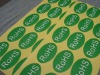 CCC,ROHS,QC pass self adhesive label/sticker