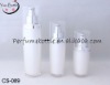 CS-089 clear cosmetic bottle with plastic cap