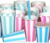 Candy Stripes Non Spill Coffee Cup