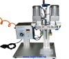 Capping machine,hotsale New Type Desktop Sem-automatic,Pneumatic operation,trigger,round cap, Pump Capping Machine