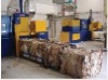 Cardboard baler machine compress baler