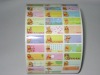 Cartoon Adhesive printing labels