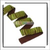 Cheap! 1.5 Inch Zebra-stripe Design Green Grosgrain Ribbon