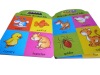 Children board book printing with colorful animal pictures