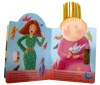 Children board book printing with sticking up hair shaped