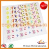 Children's number stickers